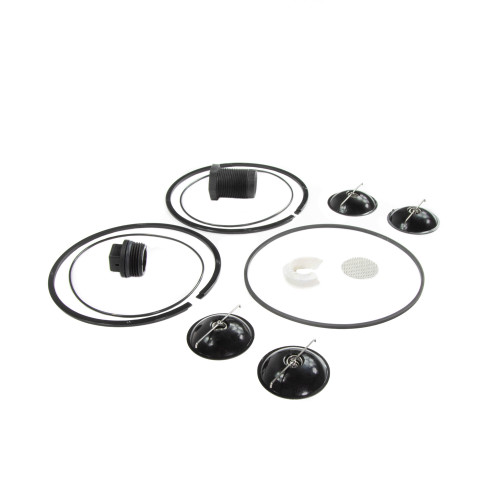 Rebuild Kit for 5200 Series Hand Pump. Contains Piston Valves (4), Piston Rings (2), O-Rings the Go Under the Piston Rings (2), Cover Gasket, Inlet Screen, Packing Gland, Bearing Nut, and Vacuum Breaker.