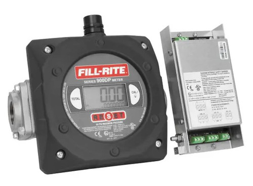 6 to 40 GPM Digital Pulse Output Meter.  Accuracy of ±1.25%.  Left to Right Flow.  1½" NPT Threads.