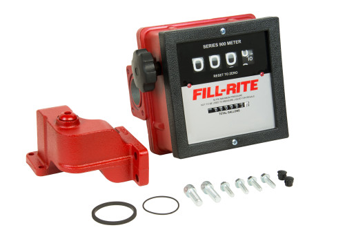 6 to 40 GPM Meter Kit.  Accuracy of ±2%.  Gallon Register, Left to Right Flow, 1" NPT Threads.  Regi - 901CMK300V