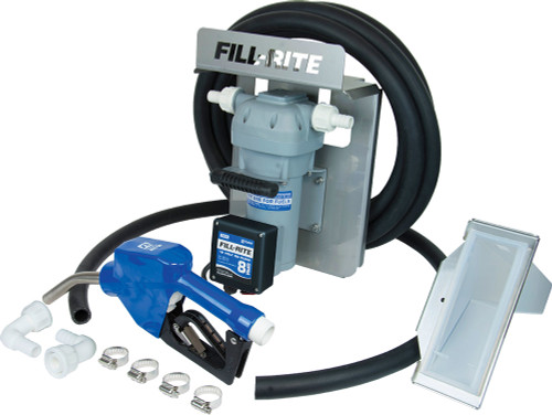 PG390 - 12V DC 8GPM DEF TRANSFER PUMP WITH AUTOMATIC NOZZLE