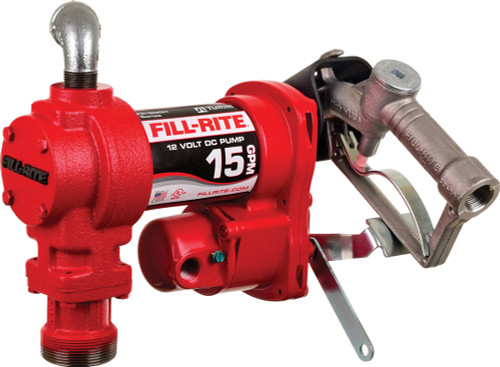 Pompe 15 GPM, 12V DC Pump, 5' Ground Wire, 18' 12 Gauge 2 Wire Battery Cable, Telescoping Steel Suction Pipe (20 » à 341/2 »).