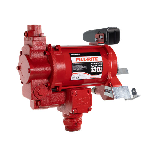 121 LPM, 115/230V AC 50/60 Hz Super High Flow Pump, Pas D’AccessoireS.  Décharge BSPT de 1".  Bonde - 2 » Threads sont BSPT, Suction Port est 11/2 » BSPP.  DIESEL SEULEMENT.