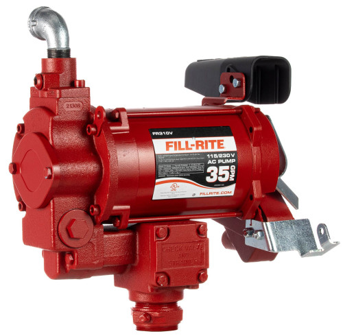 32 GPM, 115/230V AC 50/60 Hz Super High Flow Pump, 1" Discharge, No Accessories. DIESEL ONLY.