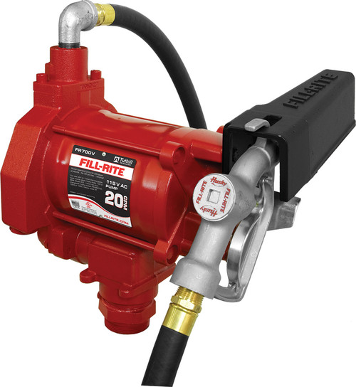 PG238 - 20 GPM, pompe AC 115V, TUYAU 3/4 » X 12', BUSE MANUELLE 3/4 », 1/3 HP