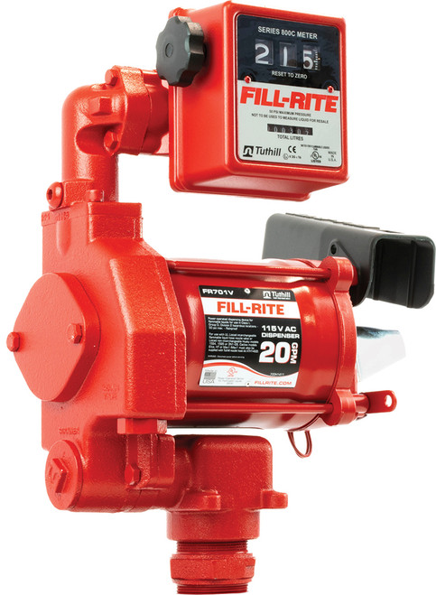 15 GPM,115V AC Pump with Liter Meter, No Accessories