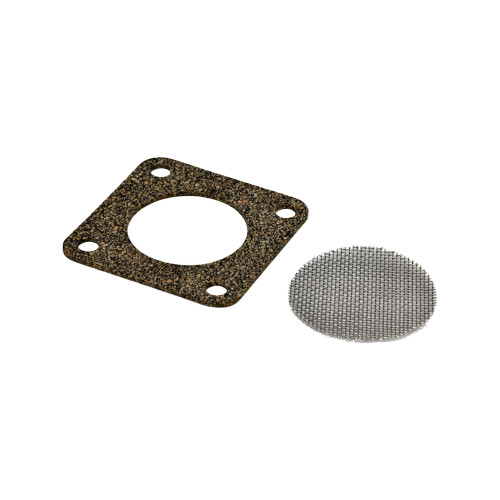 Inlet Screen and Gasket Kit for 1200, 2400, 4200, 4400, 600, SD1200, SD600, 3200, and 100 Series Pumps.  Contains the Inlet Screen and Gasket.