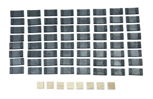 Kit de palettes en vrac pour les pompes de la série 700.  Contient (64) des aubes de carbone et (8) des clés de rotor.