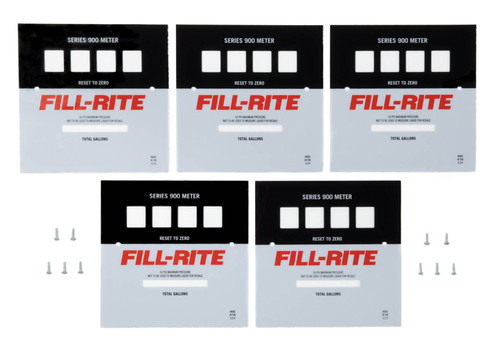 Bulk Gallon Faceplate Kit for 900 Series Meters.  Contains (5) Gallon Faceplates.