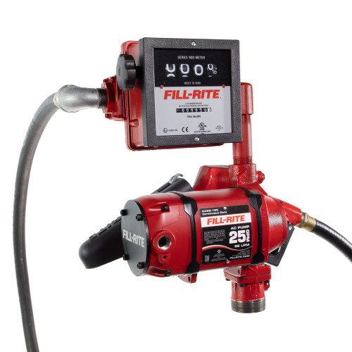 120V Pump; NPT; BUNG; 901C Mechanical Meter; 3/4" Auto Unleaded Nozzle; 3/4"X12' Hose