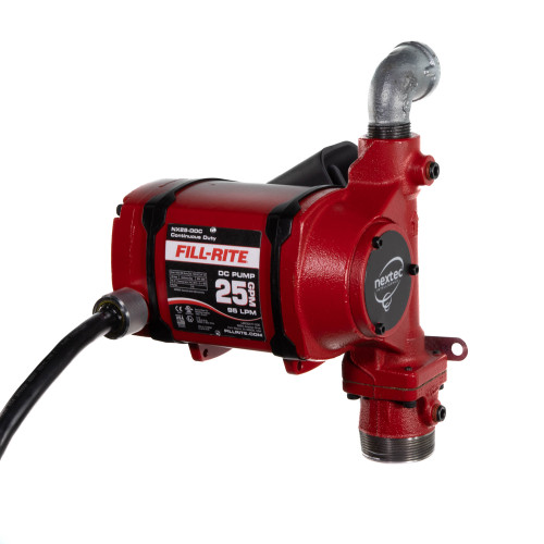 Anciennement connu sous le nom de NX3204. 25 GPM, 12-24V DC Ultra High Flow Pump, NPT Ports, 20' 10 Gauge 2 Wire Battery Cable, avec clips et fusible installés.  Pas d’accessoires.