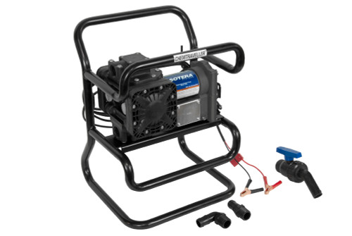12V DC Chemtraveler (Short Frame) Double Diaphragm Pump w/ Santoprene Diaphragms; Explosion Proof Mo