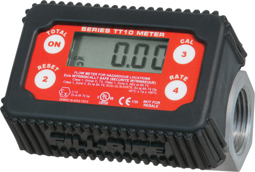 PG257 - IN-LINE DIGITAL TURBINE METER FOR FUELS, 1" NPT, 2-35 GPM (8-132 LPM)