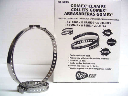 PG367 - 50-PC UNIVERSAL TECHNOLOGY GOMEX® CLAMPS