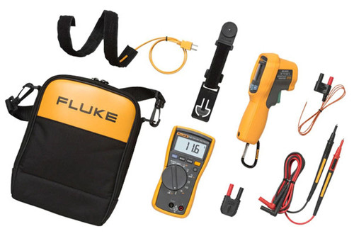 HVAC MULTIMETER AND IR THERMOMETER KIT - MODEL #116/62-MAX+
