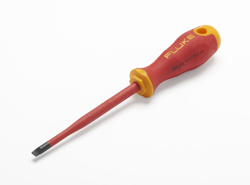 ISLS8, TOURNEVIS À FENTES ISOLÉ 1/4X5 IN, 6 MM X 125 MM, 1000V - MODÈLE #ISLS8