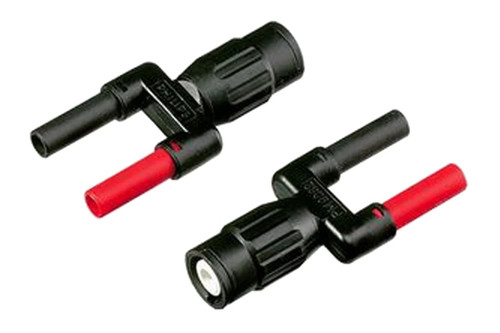 ADAPTATEUR BNC DOUBLE BANANA JACK À MÂLE CONÇU "UR LA SÉCURITÉ (ENSEMBLE DE 2) - MODÈLE #PM9082/001