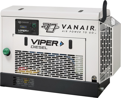 PG91 - COMPRESSEUR D’AIR À VIS ROTATIF DIESEL, 80 CFM, 3600 tr/min. MOTEUR DE 24,8 HP, CAP DE 9 GALLONS