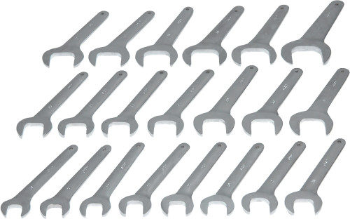 PG161 - 21-PC METRIC JUMBO SERVICE WRENCH SET, 20MM-50MM