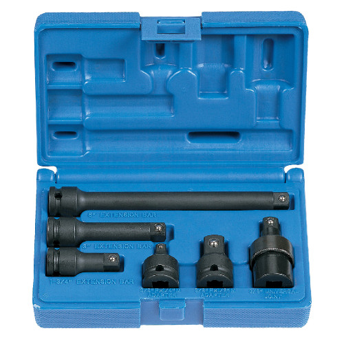PRISE 3/8" Ensemble d’adaptateurs/rallonges de 6 pièces