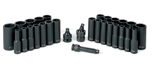 3/8" Drive 29 Piece Deep SAE/Metric Set