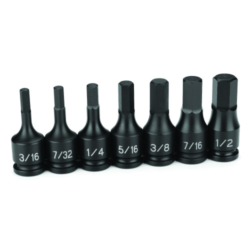 PRISE 3/8" Ensemble de tournevis hexagonaux de 7 pièces PRISE 3/8" Ensemble de tournevis hexagonaux de 7 pièces