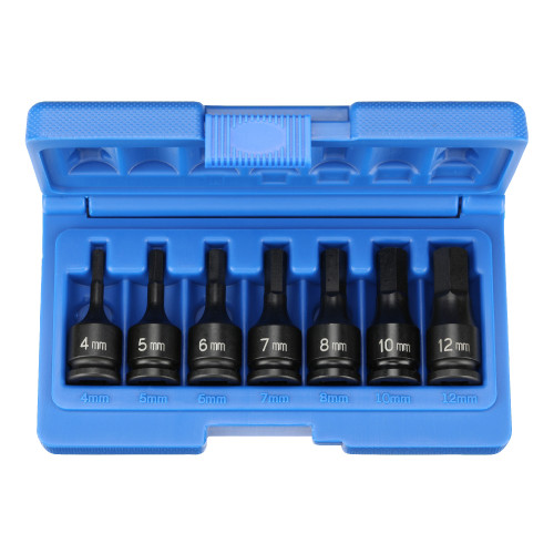 3/8" Drive 7 Piece Hex Driver Metric Set