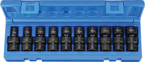 PG151 - 1/2" DRIVE 13 PC. STANDARD LENGTH METRIC UNIV. SET