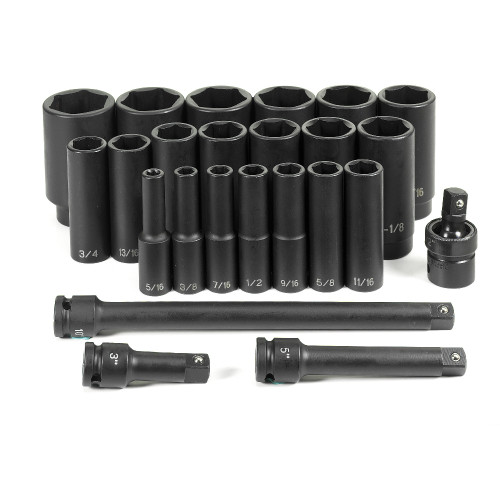 1/2" Drive 24 Piece Deep Set