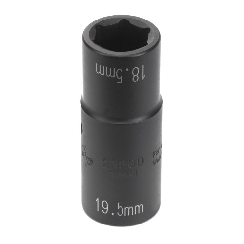1/2" Dr. 18.5mm x 19.5mm Damaged Lug Socket