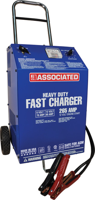 PG15 - 6/12 VOLT HEAVY DUTY COMMERCIAL FAST BATTERY CHARGER, AGM SAFE