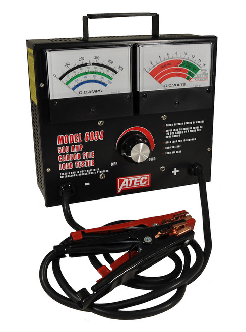TESTEUR DE CHARGE DE PILE DE CARBONE ATEC, 6/12V 500A