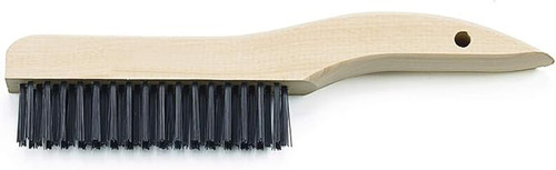 BRSH WIRE SCRTCH SHOE HDL