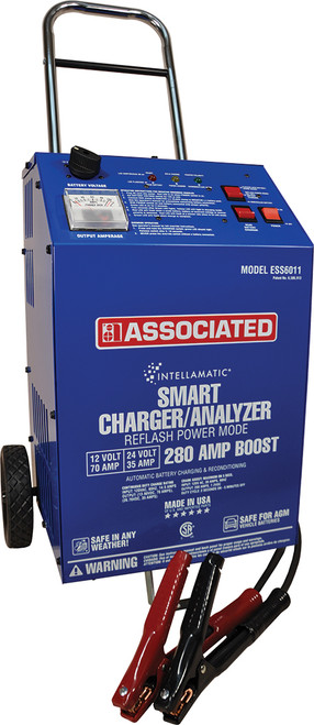 PG400 - 12/24 VOLT – 70/35 AMP – 200 AMP BOOST WHEEL SMART CHARGER & 70 AMP POWER SUPPLY