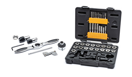SET RAT TAP & DIE SAE 42PC