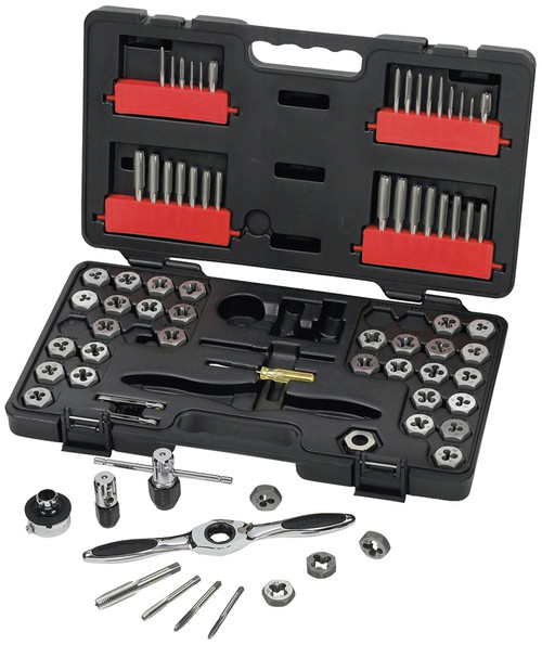 PG129 - GW 3887 TAP & DIE 75PC SET/COMBO SAE/M