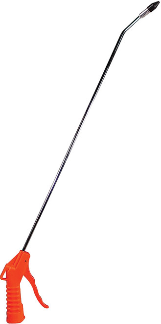 PG87 - DELUXE AIR BLOW GUN WITH 20" LONG ANGLED NOZZLE, 1/2" RUBBER TIP