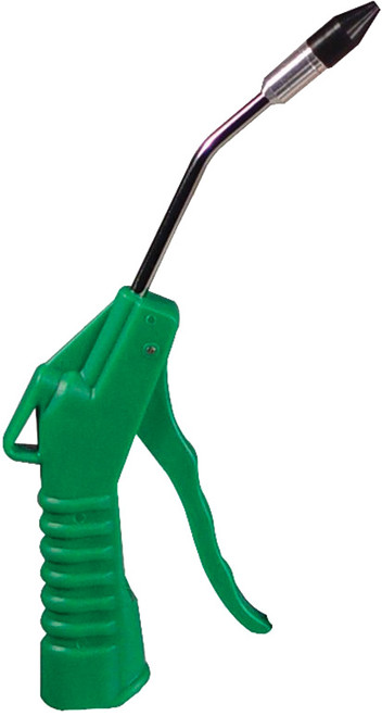 PG87 - DELUXE 4" AIR BLOW GUN - GREEN WITH 1/2" REMOVABLE RUBBER TIP