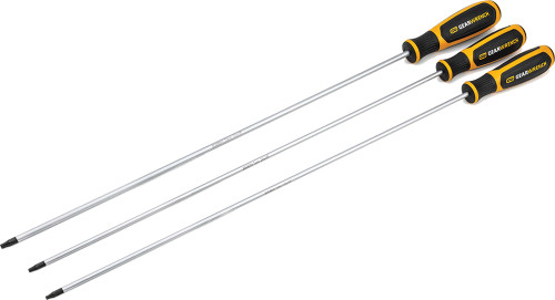 PG166 - ENSEMBLE DE TOURNEVIS TORX® DE 18" DE 3 PIÈCES, T15, T20, T25