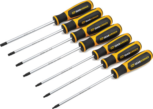 PG180 - ENSEMBLE DE TOURNEVIS TORX® DE 7 PIÈCES, T10 – T40