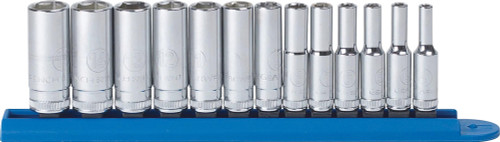 PG137 - SET SOCKET DEEP MET 1/4DR 6PT 13PC