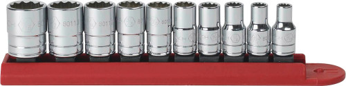 PG145 - SET SOCKET STANDARD SAE 1/4DR 12PT 10PC