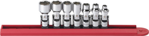 PG146 - SET SOCKET FLX SAE 1/4DR 6PT 7PC