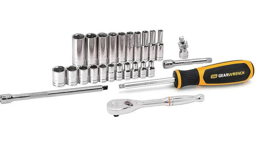 SET SKT SAE 1/4DR 6PT 26PC