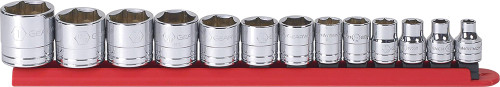 PG145 - SET SOCKET STANDARD SAE 3/8DR 6PT 13PC
