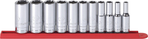 PG130 - SET SOCKET DEEP SAE 3/8DR 6PT 11PC