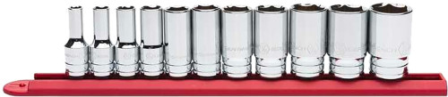 PG145 - SET SOCKET MID LENGTH 3/8DR 6PT 11PC SAE