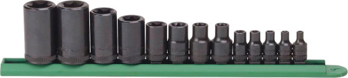 PG150 - PRISE DE SOCKET DE JEU TORX EXTERNE 1/4, 3/8, 1/2DR 13PC, E4-E24
