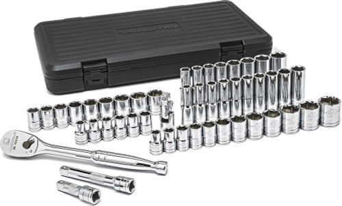 SET SKT SAE/MET 1/2DR 6PT 49PC