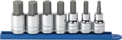 PG161 - SET SOCKET HEX BIT MET 1/2DR 7PC