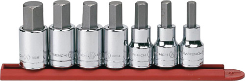 PG154 - SET SOCKET HEX BIT SAE 1/2DR 7PC